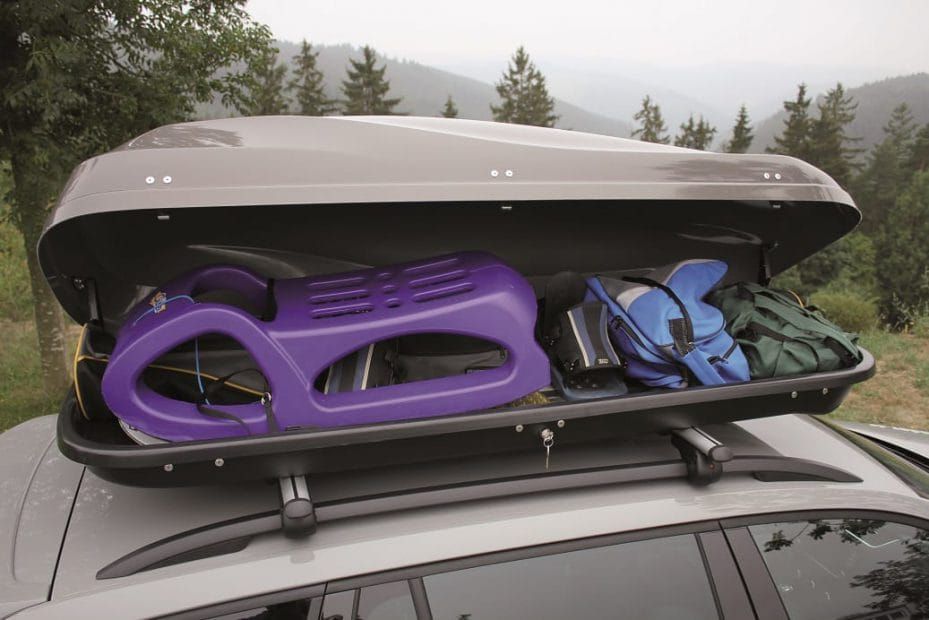 Dachbox Gepäck Verteilung