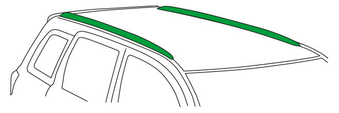 integrierte Dachreling