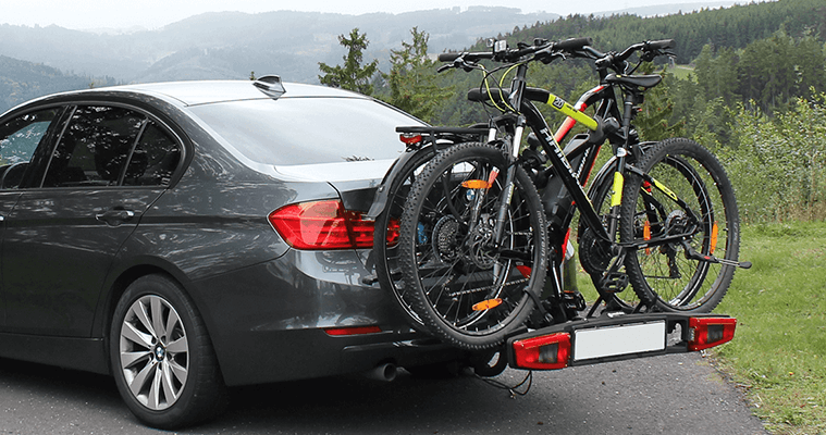 Fahrradträger für die Anhängerkupplung