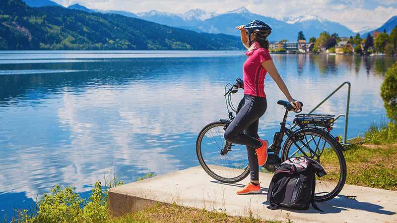 E-Bike in den Bergen