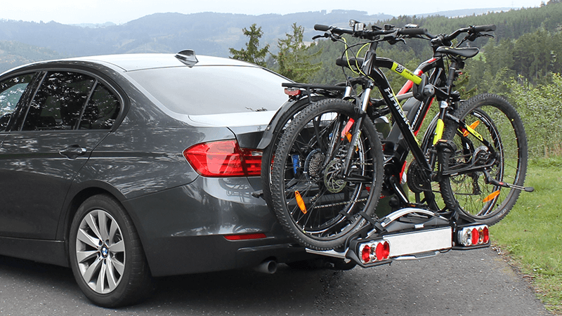 Fahrradträger auf der Heckklappe