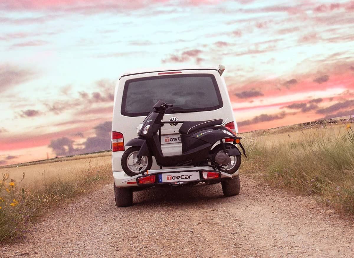 Motorrad<br>transportieren