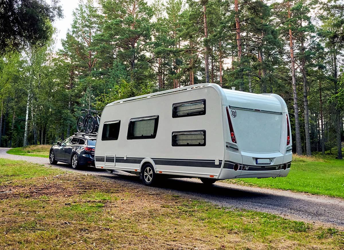 Wohnwagen<br>anhängen