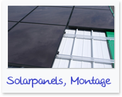 Solarpanels, Montage