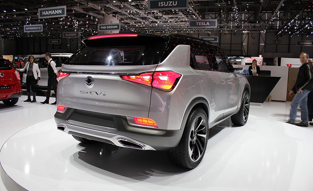 Die Konzeptstudie Ssang Yong SIV-2 - „Smart Interface Vehicle“ - ist ein 160 PS leistender Mildhybrid mit 1,5-Liter-GDI-Turbobenziner.