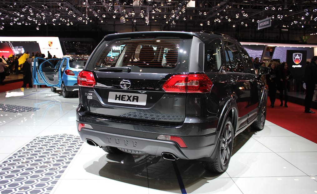 Der Tata Hexa wird als luxuriöses SUV vom größten indischen Automobilhersteller angepriesen und ist erstmals in Europa zu sehen.