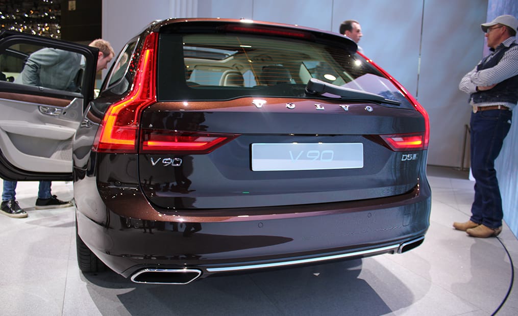 Der Marktstart des Volvo V90 ist für Sommer 2016 mit Preisen um die 45.000 Euro geplant.