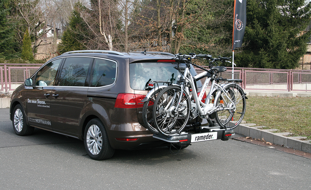 E-Bike-Transport am Heck