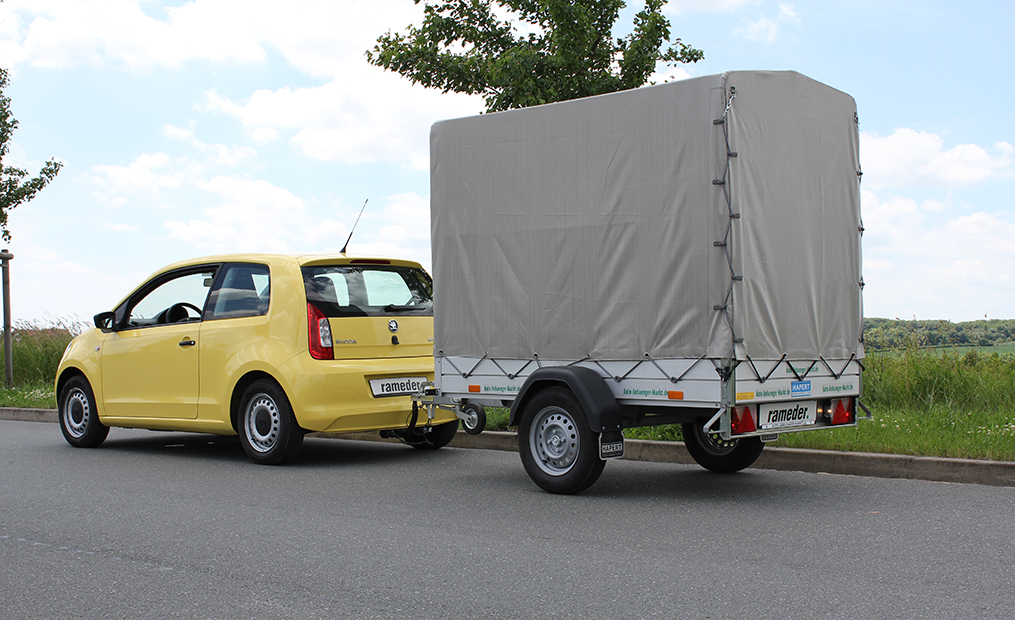 Skoda Citigo mit Anhänger