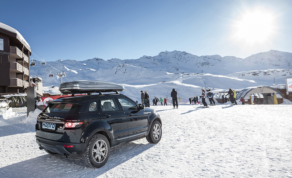 Ski transportieren per Dachbox