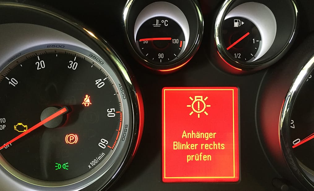Kontrolle Blinkerausfall