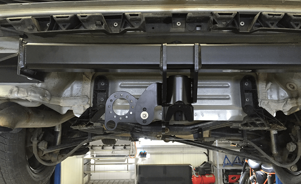 Halterung für Elektrosatz anbringen