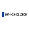 Folgekennzeichen für Fahrradträger / Heckträger / Heckboxen