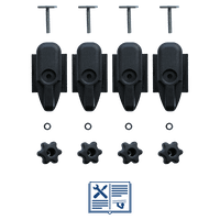 Adapter für T-Nut 20x20 zur Befestigung von Junior Dachboxen Adapter für T-Nut 20x20 zur Befestigung von Junior Dachboxen