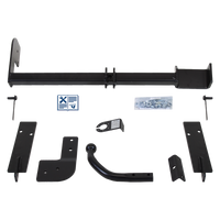 Hak-Pol Anhängerkupplung starr inkl. TowTec E-Satz 13polig universal Hak-Pol Anhängerkupplung starr inkl. TowTec E-Satz 13polig universal