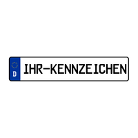 Folgekennzeichen für Fahrradträger / Heckträger / Heckboxen Folgekennzeichen für Fahrradträger / Heckträger / Heckboxen