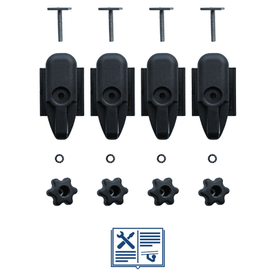Adapter für T-Nut 20x20 zur Befestigung von Junior Dachboxen