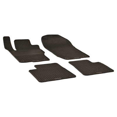 Gummi-Fußmatten schwarz für MERCEDES-BENZ GLE Bj