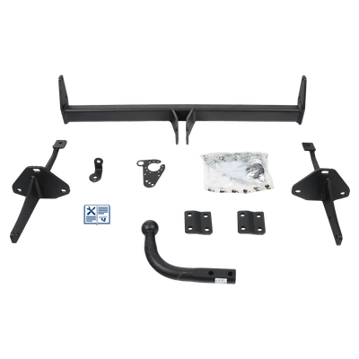 GDW Anhängerkupplung starr mit angeschraubtem Kugelkopf