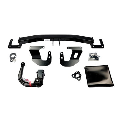 Westfalia Anhängerkupplung abnehmbar Kugelstange von unten gesteckt