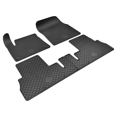 Gummi-Fußmatten schwarz für FIAT DOBLO Großraumlimousine Bj 06.22