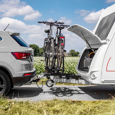 Fahrradträger Eufab BC260 black für Anhängerdeichsel