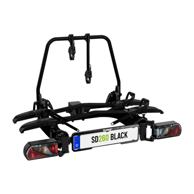 Fahrradträger Eufab SD260 black - für 2 Fahrräder Montage auf der  Anhängerkupplung Nutzlast: 60 kg bei Rameder