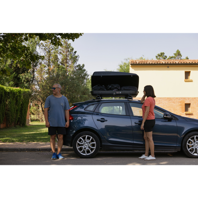 Dachbox TopBox 350 black matte